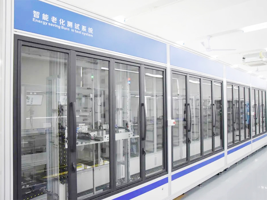 深圳某新能源企业充电枪测试老化生产线